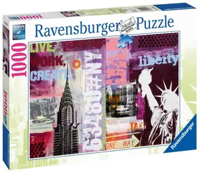 Ravensburger New York / 1000 dielikov / 70 x 50 cm / od 14 rokov