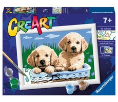 Ravensburger CreArt Roztomilé šteňatá / od 7 rokov