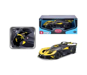 Bburago TOP Bugatti Bolide Yellow/Black / mierka 1:18 / od 3 rokov / Žltá/Čierna