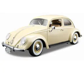 Bburago Volkswagen Beetle 1955 Beige / mierka 1:18 / od 3 rokov / Béžová