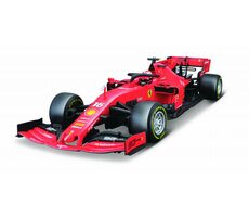 Bburago Ferrari Racing F1 2019 SF90 LeClercl / mierka 1:18 / od 3 rokov / Červená