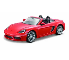 Bburago Plus Porsche 718 Boxster Orange / mierka 1:24 / od 3 rokov / Červená