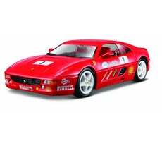 Bburago Ferrari Racing F355 Challenge Red / mierka 1:24 / od 3 rokov / Červená