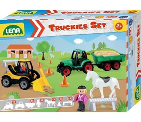 Lena Truckies Set farma zeleno-žltá / od 2 rokov