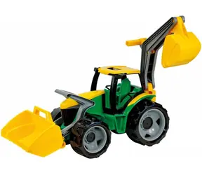 Lena Traktor s lyžicou a bagrom zeleno-žltá / od 3 rokov