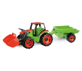 Lena Traktor s lyžicou as vozíkom červeno zelená / od 3 rokov