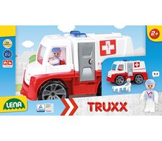 Lena TRUXX sanitka červeno-biela / od 2 rokov