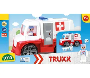 Lena TRUXX sanitka červeno-biela / od 2 rokov