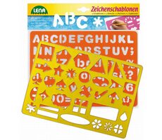 Lena Kresliace šablóny (symboly písmená) / od 3 rokov