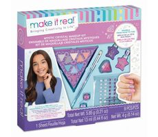 Make it Real Paletka očných tieňov s lakmi na nechty Mystic Crystal / od 8 rokov