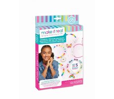 Make it Real Sada na výrobu náramkov Rainbow Treasure / od 8 rokov