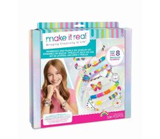 Make it Real Sada na výrobu náramkov Rainbows nad Pearls / od 8 rokov