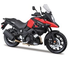 Maisto Suzuki V-Strom červená / mierka 1:12 / od 3 rokov