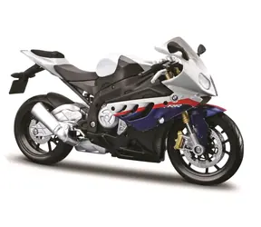 Maisto BMW S1000RR 2010 strieborná / mierka 1:12 / od 3 rokov