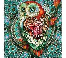 Norimpex Mandala 7D - Sova na modrej mandale