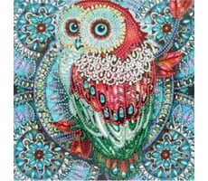 Norimpex Mandala 7D - Sova na zelenej mandale