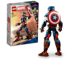 LEGO® MARVEL 76258 Zostaviteľná figúrka: Captain America / Počet dielikov: 310 / od 8 rokov