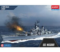 ACADEMY 14401 US Navy Battleship USS Missouri BB-63 / Plastikový model / 1:400