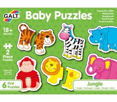 Galt Puzzle pre najmenších - zvieratká v džungli 2. / od 3 rokov
