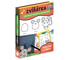 Presco Group Ella&amp;Max Čarovný tablet &amp; 40 návodov – ZVIERATKÁ - SK / Jazyková verzia: SK / od 3 rokov