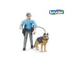 Bruder 62150 Policajt so psom / 1:16 / od 4 rokov