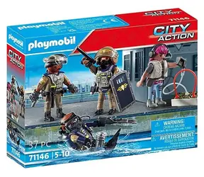 Playmobil® City Action 71146 Sada figúrok špeciálnej jednotky / Počet dielikov: 37 / od 5 rokov