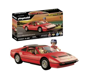 Playmobil® 71343 Magnum, pri Ferrari 308 GTS Quattrovalvole / Počet dielikov: 48 / od 5 rokov