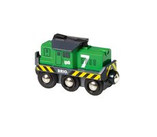 Brio Elektrická lokomotíva zelená / od 3 rokov