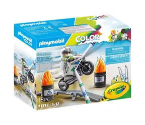 Playmobil® Color 71377 Cestná motorka / Počet dielikov: 18 / od 5 rokov