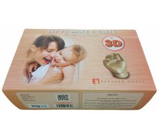 iQtech 3D Baby Set na 4 sadrové odliatky pre deti do 12 mesiacov
