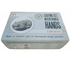 iQtech 3D Dual Set na sadrové odliatky prepletených rúk pre 2 osoby