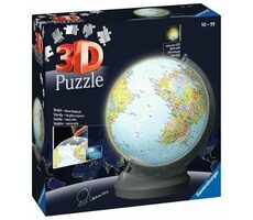 Ravensburger 3D Puzzle - Puzzle-Ball Svietiaci glóbus / 540 dielikov / od 10 rokov