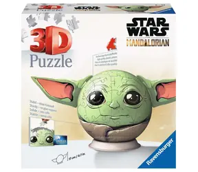 Ravensburger 3D Puzzle - Puzzle-Ball Star Wars: Baby Yoda s ušami / 72 dielikov / od 6 rokov