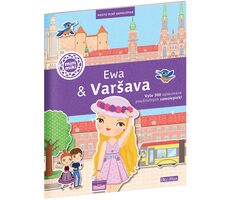 Presco Group Ella&amp;Max EWA &amp; VARŠAVA - Mesto plné samolepiek - SK / Jazyková verzia: SK / od 3 rokov