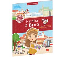 Presco Group Ella&amp;Max NATÁLKA &amp; BRNO - Mesto plné samolepiek - SK / Jazyková verzia: SK / od 3 rokov