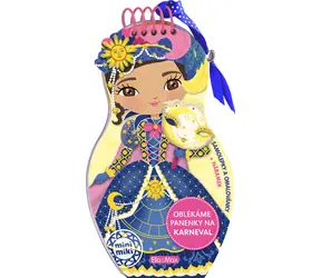 Presco Group Ella&amp;Max Obliekame bábiky na KARNEVAL - Omaľovánky / Jazyková verzia: CZ / od 3 rokov