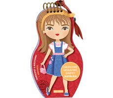 Presco Group Ella&amp;Max Obliekame moravské panenky NATÁLKA - Maľovanky - SK / Jazyková verzia: SK / od 3 rokov