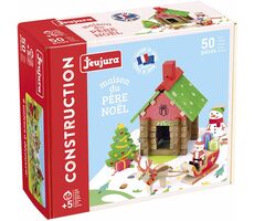 Jeujura Drevená stavebnica 50 dielov Dom Santy / od 5 rokov