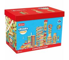 Jeujura Drevená stavebnica Técap Color 500 dielov / od 4 rokov