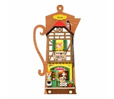 Robotime miniatúra domčeka na zavesenie Lenošná kaviareň / od 14 rokov