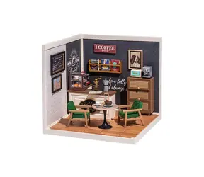 Robotime miniatúra domčeka Kaviareň inšpiráciou / 14 rokov 