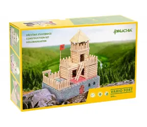 Walachia Drevená stavebnica Vario Fort / od 5 rokov / 194 dielov / Obtiažnosť: nízka
