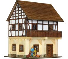 Walachia Drevená zlepovacia stavebnica Hrazdený špejchar / od 8 rokov / 115 dielov / Obtiažnosť: nízka