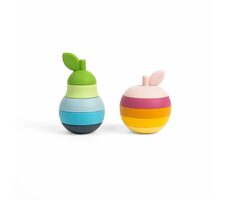 Bigjigs Toys Stohovacie jablko a hruška / od 1 roka