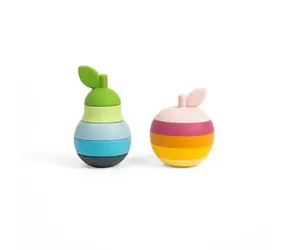 Bigjigs Toys Stohovacie jablko a hruška / od 1 roka