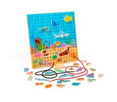 Bigjigs Toys Prevliekacia doska mora / od 3 rokov