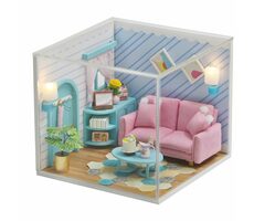 2Kids Toys miniatúra domčeka Slnečná obývacia izba / od 14 rokov