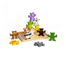 Bigjigs Toys Motorická balančná hra Divoké zvieratá / od 1 roka