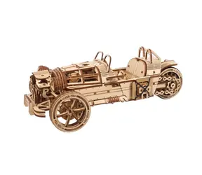 Ugears 3D drevené mechanické puzzle Trojkolka UGR-S