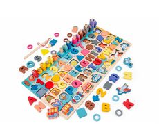2Kids Toys Multifunkčná doska vkladačka 6v1 / od 3 rokov